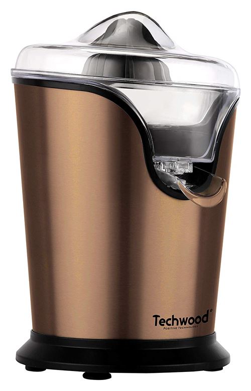 Techwood TPF 111 Presse Fruit électrique, 100 W, Bronze Techwood Presse Fruit INOX Electrique 160W: