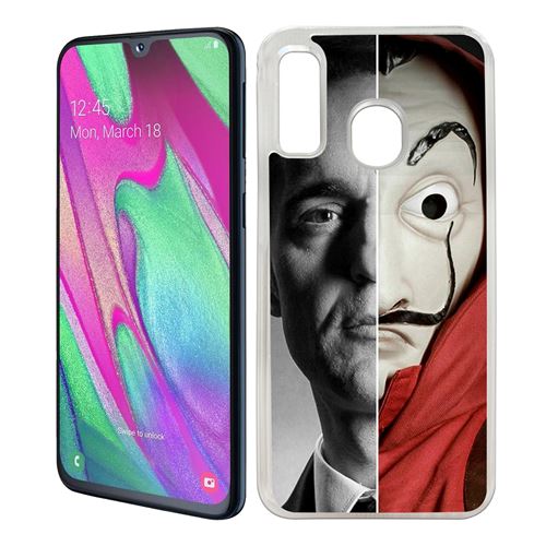 Coque pour Samsung Galaxy A40 -  Casa De Papel Berlin Masque Split