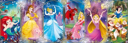 Puzzle Panorama Les Princesses 1000 Pieces Collection Panorama Disney Clementoni 39444 - vue 2