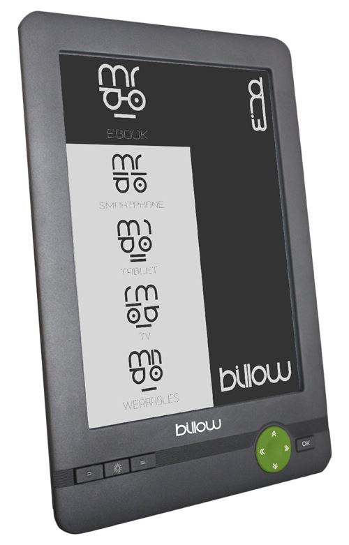 'Billow e03flc 6 4 Go Gris liseuse - Liseuse eBook (15,2 cm (6), E Ink, 800 x 600 Pixels, 4 : 3, djvu, epub DRM, FB2, Mobi, PDF, RTF, TXT, MP3): Billow