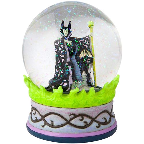 Boule à paillettes Disney Maléfique