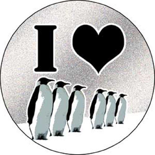 Licences Produits Generic I Love Penguins Glitter Sticker