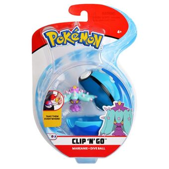 Figurine Pokemon Clip'n'Go Jazwares series 7 avec pokeball