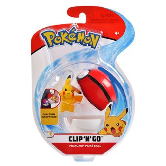 Figurine Pokemon Clip'n'Go Jazwares series 7 avec pokeball