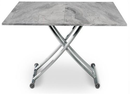 Table Basse Relevable Carrera Effet Marbre Achat Prix Fnac