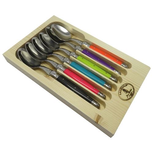 Coffret 6 cuilleres cafe tonic mix dubost colas pradel loo60301ton