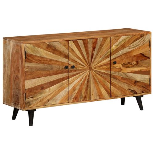 vidaXL Dressoir 140x35x75 cm massief mangohout