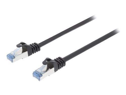 Valueline VLCP85320B50 Câble de réseau Cat6a S / ftp Rj45 (8/8) Mâle - Rj45 (8/8) Mâle 5,00 M Noir