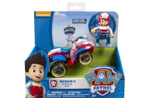Pat patrouille : quad et ryder - figurine et vehicule - paw patrol