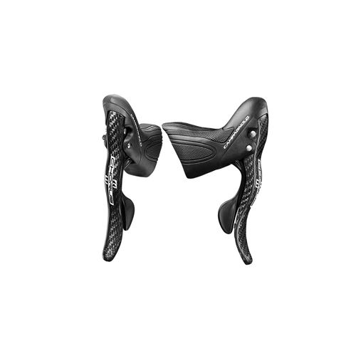 Levier-manette route campa 11v. chorus carbone (paire) avec transmissions