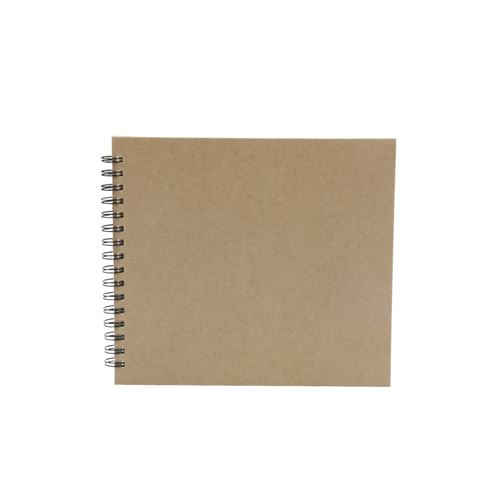 Carnet De Notes Kraft Quadrillé Avec Spirales