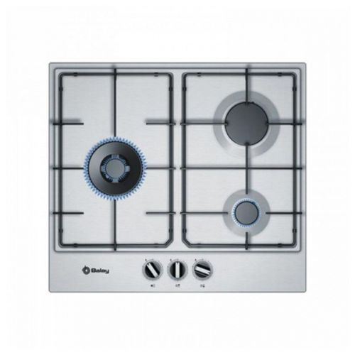 Balay 3ETX663MN table de cuisson au gaz - 60 cm - inox - inox - sans cadre