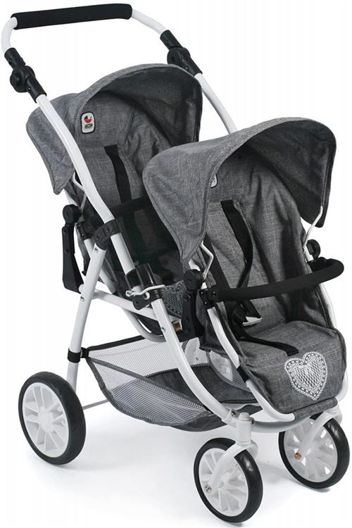 Bayer Chic 2000 689 76 Le buggy Tandem Vario pour poupées - Coloris 76