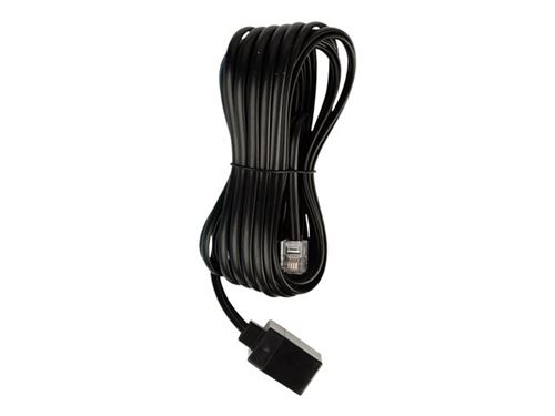 Valueline - Verlengkabel voor telefoon - RJ-11 (V) naar RJ-11 (M) - 5 m - zwart