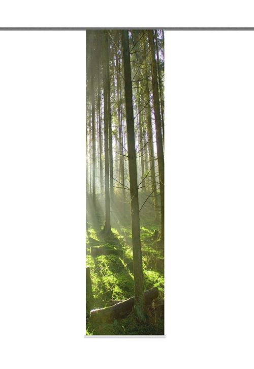 Home Fashion 87332-768 Göteborg Rideaux Coulissant Vert 245 x 60 cm