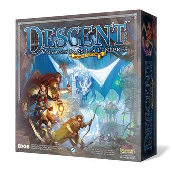 Jeu de stratégie Asmodée Descent Voyages dans les Ténèbres Seconde Édition 01 Boîte de base