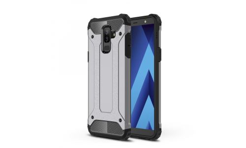 Coque Hybrid Duo noir pour Galaxy A6 PLUS 2018