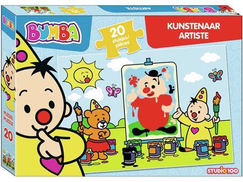 Studio 100 puzzle Bumba en tant qu'artiste junior 20 pièces