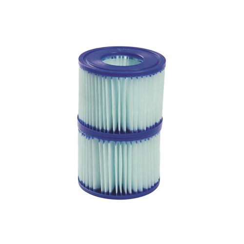 Lot de 2 cartouches type vi avec traitement antimicrobien pour spa lay-z-spa tous modèles
