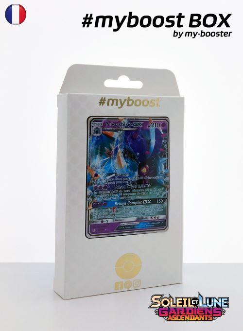 Coffret #myboost PREDASTERIE GX 57/145 - Soleil et Lune 2 Gardiens Ascendants - 10 cartes Pokemon francaises