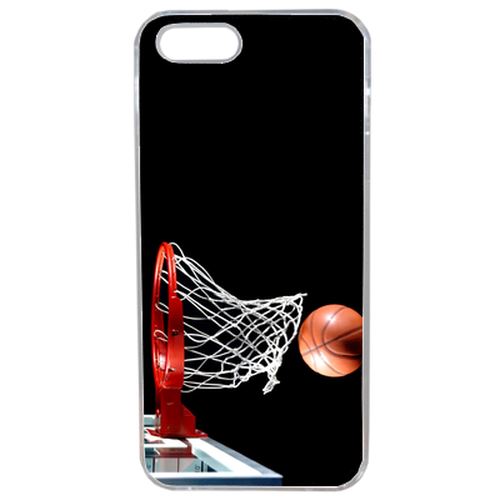 Coque Basket Ball Dark Compatible Iphone 5s Transparent