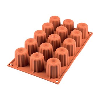 Moule Silicone 15 Cannelés 4,5 cm x H 4,5 cm Silikomart -  , Achat, Vente