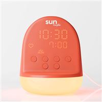Simulateur d'aube - Morphée : Morphée Sun réveil simulateur d'aube et crépuscule et citations inspirantes - Orange