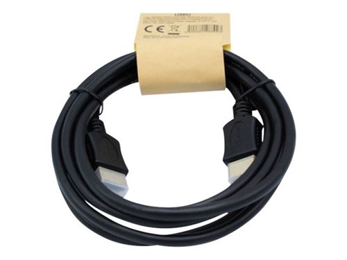 exertis Connect - High speed - câble HDMI avec Ethernet - HDMI mâle pour HDMI mâle - 1.5 m - noir