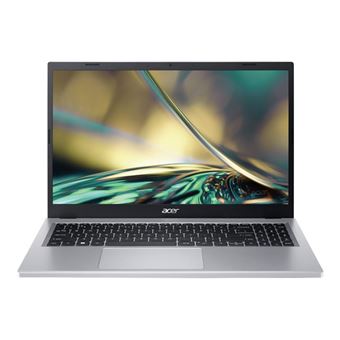 Acer Aspire 3 15 A315-510P - Intel Core i3 - N305 / jusqu'à 3.8 GHz - Win 11 Home - UHD Graphics - 8 Go RAM - 512 Go SSD - 15.6" TN 1920 x 1080 (Full HD) - Bluetooth, IEEE 802.11b, IEEE 802.11a, IEEE 802.11g, IEEE 802.11n, IEEE 802.11ac - Wi-Fi 5 - Argen