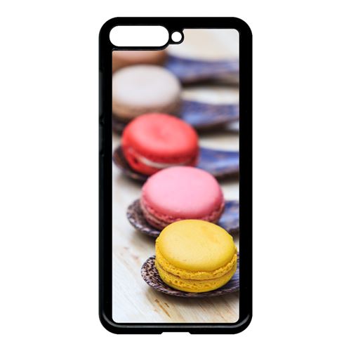 Coque My-Kase pour 7A - gourmandise de macaron - Plastique Noir