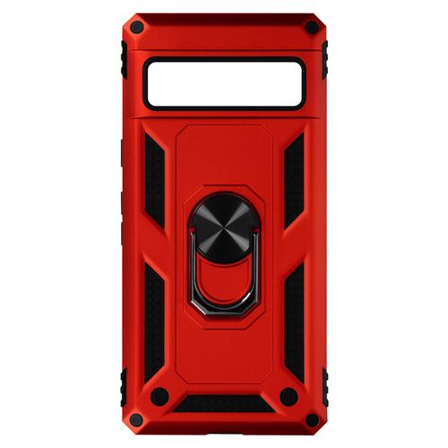 Coque pour Google Pixel 7 Pro Ultra Rigide Bague Support Avizar rouge