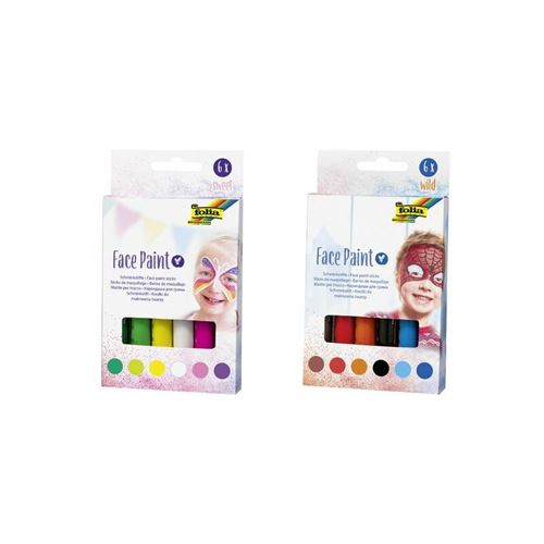 Folia Crayons de maquillage Face Paint Set SWEET