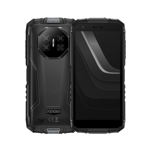 Smartphone DOOGEE Fire 3 Ultra Noir : 5.45 ,4Go+128Go+2To, 8350mAh, Android 15,Empreinte digitale, Dual SIM 4G,Téléphone Portable-290g