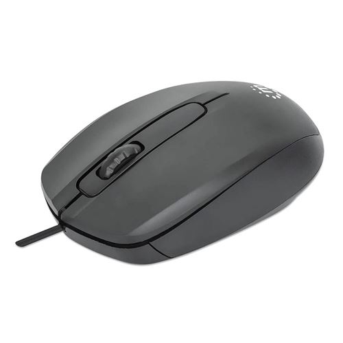 Souris sans fil MANHATTAN Confort II - Ambidextre - Noire