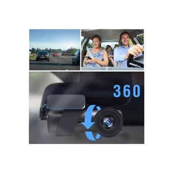 16€47 sur Dashcam avec vidéo full hd 1080p caméra avant rotation 360° mode  caméra cachée - Vidéo embarquée - Achat & prix