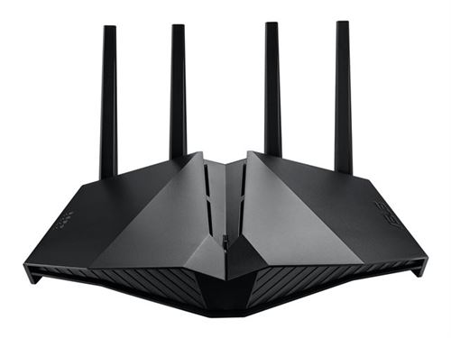 ASUS DSL-AX82U - Routeur sans fil - modem ADSL - commutateur 4 ports - GigE - ports WAN : 2 - 802.11a/b/g/n/ac/ax - Bi-bande