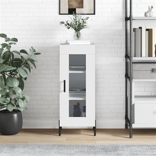 Vidaxl Blanc Buffet - Brillant - Image 3