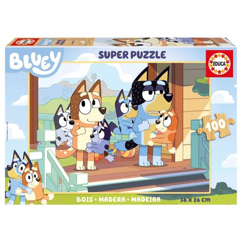 Educa Borras Multicolore Puzzle De 100 Pièces Bluey - Image 2