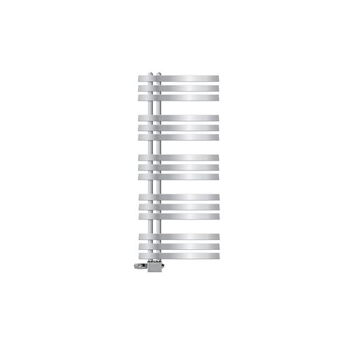 Non Communiqué Chrom Luxebath Radiateur Design Iron Em 500X1200 Mm E Raccord Central Au Bas Avec Garniture De Raccordement Universel Forme D'angle Et De Passage + Thermostat, Sèche-Serviettes Avec Kit De Montage - Image 1
