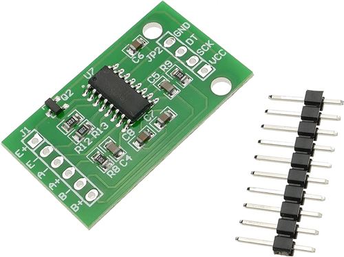 Capteur de Pesage HX711 24 Bit Module A/D de Précision à Double Canal Idéal pour Robotique et Automatisation Industrielle, Plastique