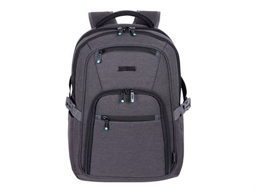 Urban Factory HEAVEE Green - Sac à dos pour ordinateur portable - respectueux de l'environnement - 14.1 - gris, noir