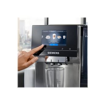 Siemens EQ.700 integral TQ703R07 - Machine à café automatique avec buse vapeur "Cappuccino" - 19 bar - argent inox métallisé
