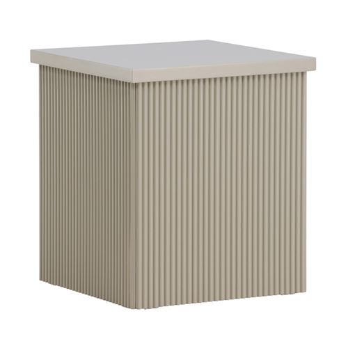 Non Communiqué Beige Table Basse Lenox 40 X 40 X 45 Cm