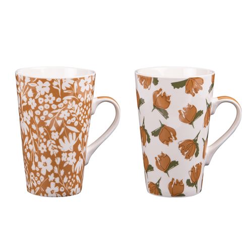 Non Communiqué Coffret De 2 Mugs Majalis 46 Cl - Table Passion - Porcelaine