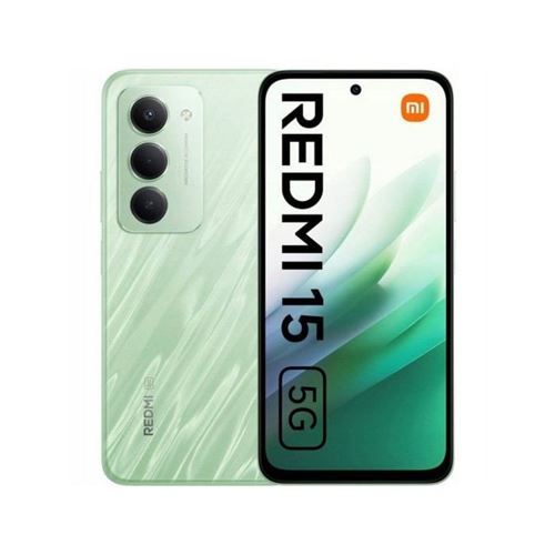 Smartphone Xiaomi Redmi 15 5G 4GB 128GB 6.9 FHD+ 144Hz 7000mAh Dual SIM NFC Verde Ondulado