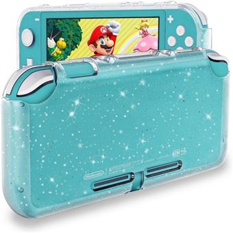 Etui pochette noir pour Nintendo Switch Lite avec motif tete de mort  mexicaine style calavera et papillon personnalisable