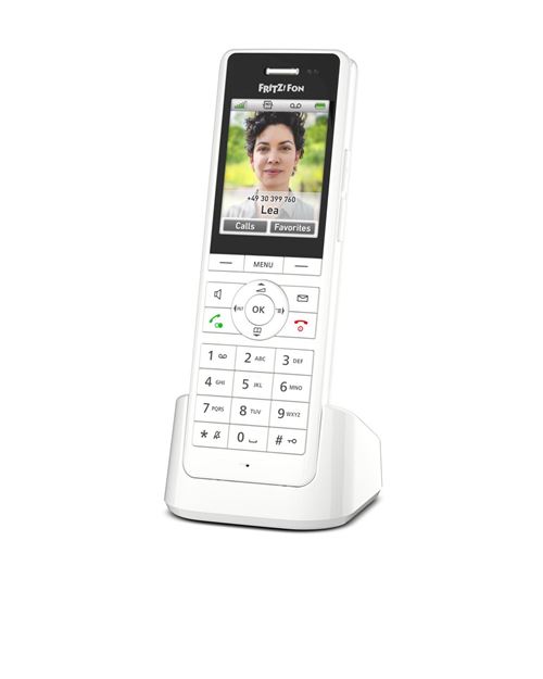 Téléphone DECT FRITZ!Fon X6 avec identification de l appelant Blanc