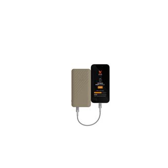 xtorm Go2 - Banque d'alimentation - 20000 mAh - 15 Watt - Fast Charge - 2 connecteurs de sortie (USB, 24 pin USB-C) - argile
