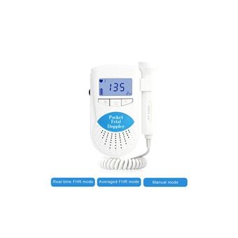 Moniteur de bruit cardiaque foetal foetal foetal, moniteur de fréquence cardiaque numérique enregistreur portable à écran LCD, gardez votre bébé en sécurité