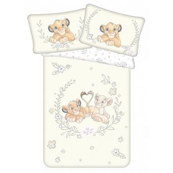 Jerry Fabrics - Parure lit bébé Couette + Taie D'oreiller Dumbo - 100 X 135  Cm - Drap bébé - Achat & prix